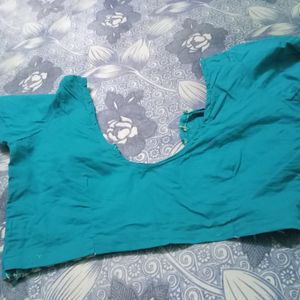 Blue Cotton Blouse