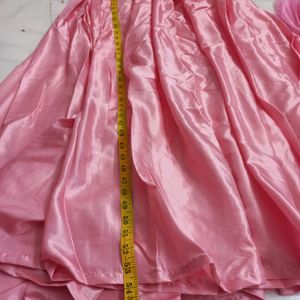 Pink Dupion Silk Gown