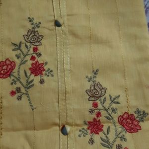 Cotton Catalog Piece With Embroidery