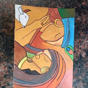 Radha And Krishna Painting