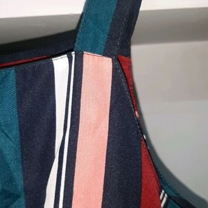 Multicoloured Striped Dress