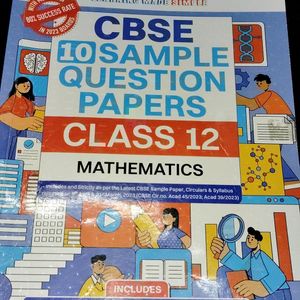 10 Sample Papers With Solution Class 12 CBSE Board