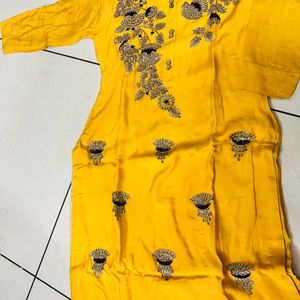 Pure Silk Kurti With Cotton Linning Inside