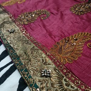 Combo Of 2 Heavy Embroidery Saree