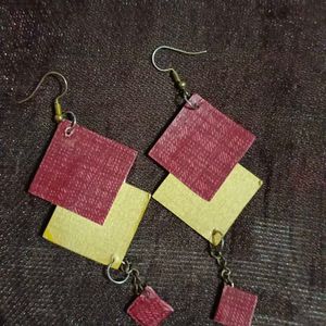 Hand Made Paper Earring