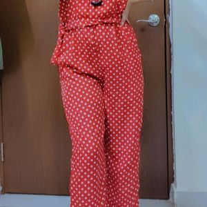 Red Polkadot Jumpsuit