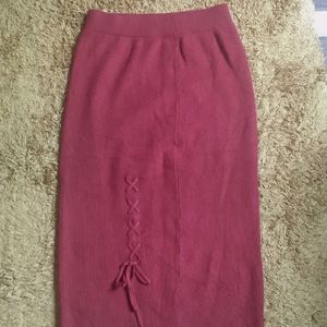 Rib Knit Skirt. Strechable