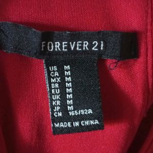 Forever 21 Red Halter Dress