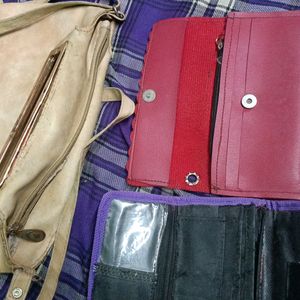 Sling Bag Clutches Wallet Combo