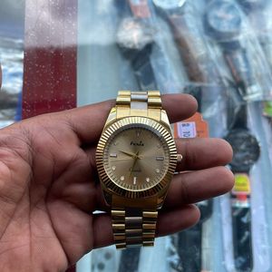 Gold Colour Watch