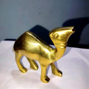 Brass CAMEL + 4 Coins