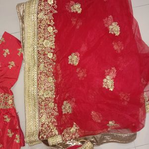 Beautiful Red Bridal Lehanga