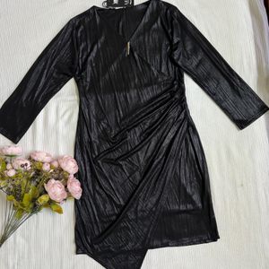 Black Metallic Dress