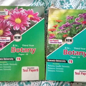 Bsc Third Year Botany Paper 3&4 Test Papers