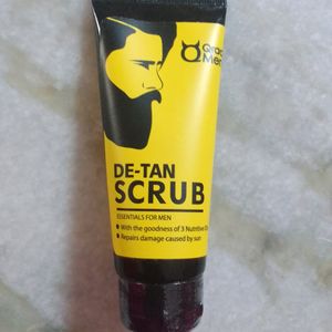 De Tan Face Scrub For Men