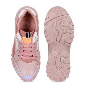 Pink Perfect Heeled Sneakers!