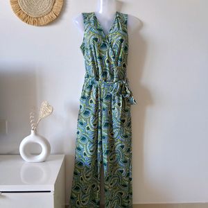 NY Collection Elegant Printed Jumpsuit