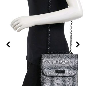 Esbeda Snake Skin Print Sling Bag