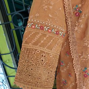 Sadabahar Organza Suit Pakistani