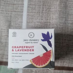 Juicy Chemistry Grapefruit And Lavendar Deodorant