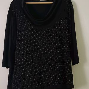 Black High Quality Knitted Top 46 Chest