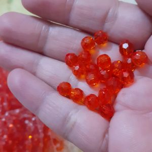 500 Orange beads for mala