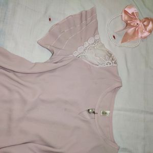 Baby Pink Cute Top