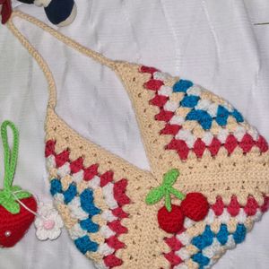 Crocheted Handbag