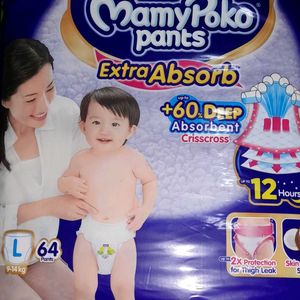 64 Mamy Poko Pants Extra Absorbant +60%