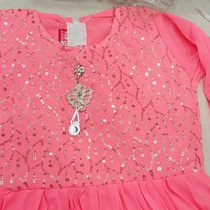 Frock With Sharara For Small Girls