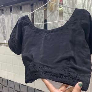 Black Blouse With Freebie