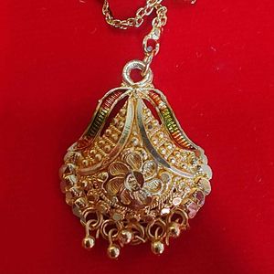 Gold Plated Necklace For Party Wear