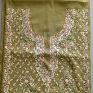 Kashmiri Aari Work Dress Material