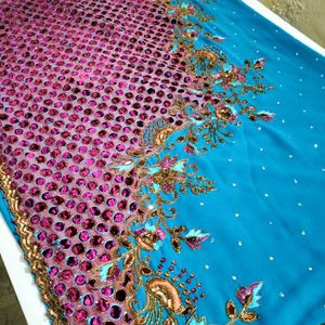 Beutiful Saree With Designer Border