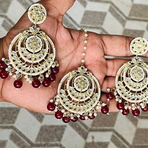 Gold-Plated Traditional Rajasthani Jewellery set