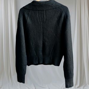 Black Knitted Sweater