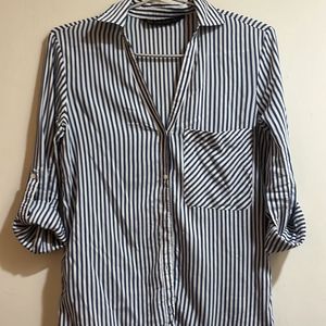 Zara Old Money Shirt Full Sleeves