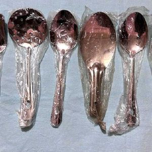 Combo Of 6 Small Serving Spoon (Spatula)