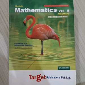 JEE Mains Absolute Maths Books Vol 1 and 2 Combo