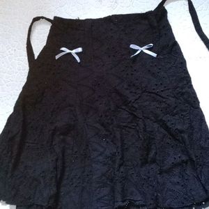 Black Short Coquette Cute Skirt