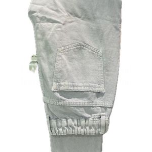 Women’s Grey Regular Fit Curduroy Trouser.