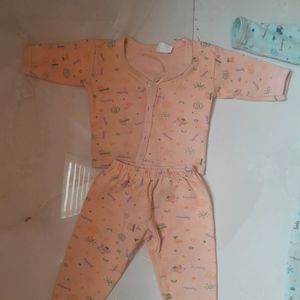 Combo Of 2 Infant Night Suit & 1 Hoodie