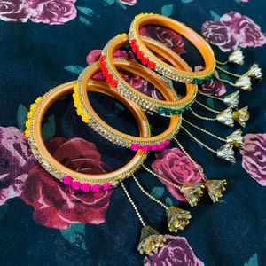 Bangles With Latkan ( COMBO)