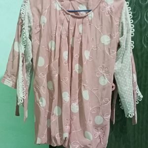 Round Neck Top For Girls