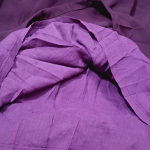 Purple Trendy Long Umbrella Suit