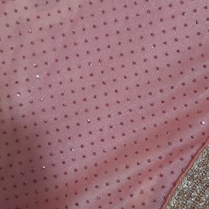 Beautiful Peachy Pink Saree with embroidery