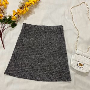 B/W Tweed Skirt🖤