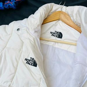 North Face White puffer jacket