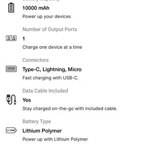 Callmate 10000 mAh 12 W Power Bank