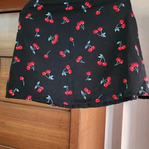 Floral Mini Skirt
